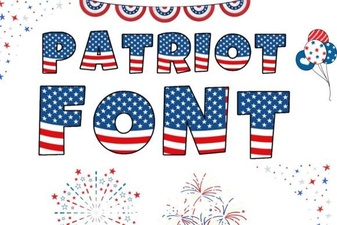 American Fonts for Design & Patriotism