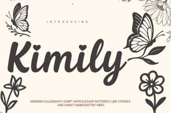 Kimily Font: Design with Clean Geometric Typography
