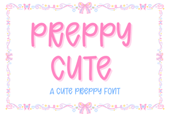 Designing with Elegant Preppy Cute Fonts